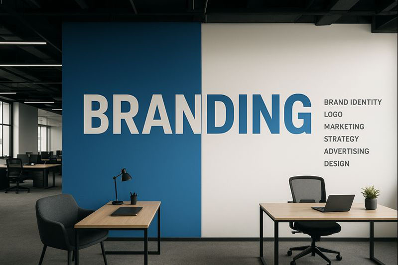 Edmonton website branding visuals by MayaWeb